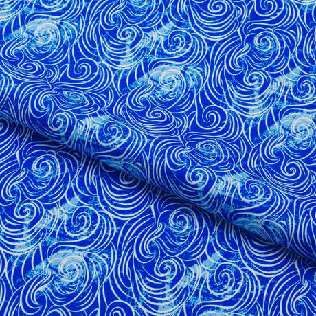 Printed Spandex Fabric Multicolor Heavy Winds