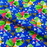 Printed Spandex Fabric Multicolor Flamingo