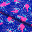 Paintball Waves Printed Nylon Spandex Fabric - Multicolor Paintball Waves Print, 56" Width (1 Yard)