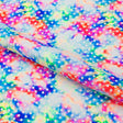 Printed Spandex Fabric Multicolor City Lights