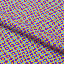 Printed Spandex Fabric Lava Lamp Dots