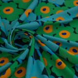 Printed Spandex Floral Fabric