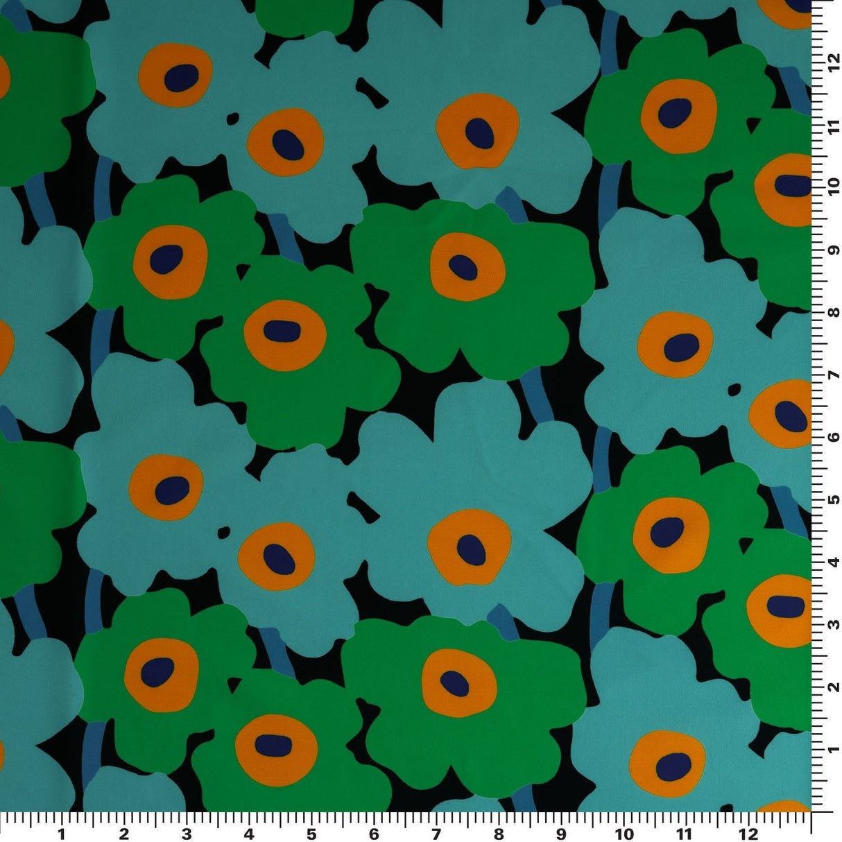 Printed Spandex Floral Fabric
