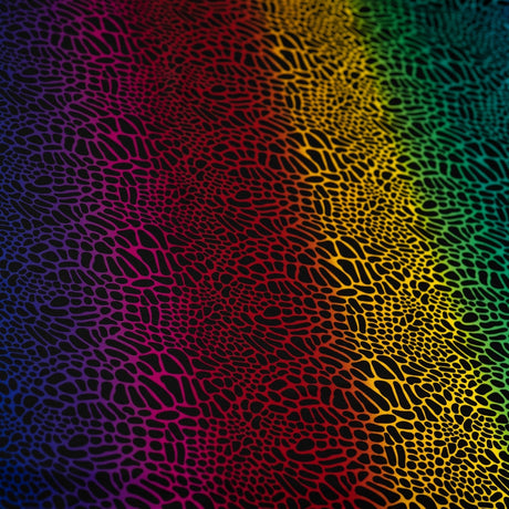 Printed Spandex Fabric Multicolor Safari Spots