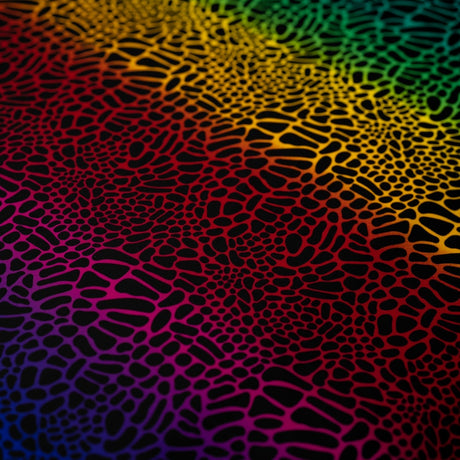 Printed Spandex Fabric Multicolor Safari Spots