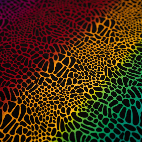 Printed Spandex Fabric Multicolor Safari Spots