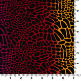 Printed Spandex Fabric Multicolor Safari Spots