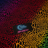 Printed Spandex Fabric Multicolor Safari Spots