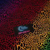 Multicolor Safari Spots Printed Nylon Spandex Fabric - Multicolor Safari Spots, 55/56" Width (1 Yard)