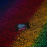 Printed Spandex Fabric Multicolor Safari Spots