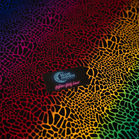 Printed Spandex Fabric Multicolor Safari Spots