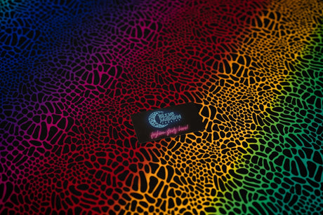 Printed Spandex Fabric Multicolor Safari Spots