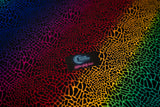 Multicolor Safari Spots Nylon Spandex Fabric - Multicolor Safari Spots, 55/56" Width (1 Yard)