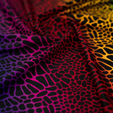 Printed Spandex Fabric Multicolor Safari Spots