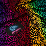Printed Spandex Fabric Multicolor Safari Spots
