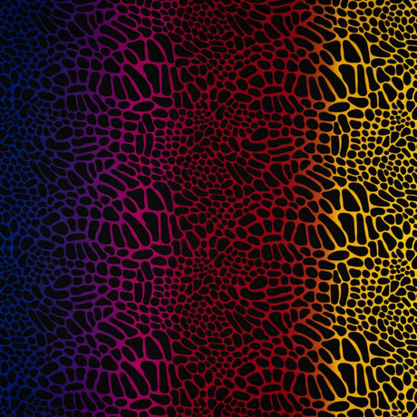 Printed Spandex Fabric Multicolor Safari Spots