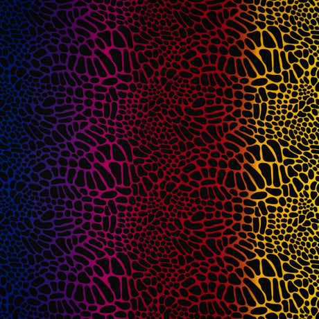 Multicolor Safari Spots Nylon Spandex Fabric - Multicolor Safari Spots, 55/56" Width (1 Yard)