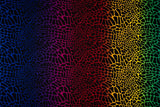 Printed Spandex Fabric Multicolor Safari Spots