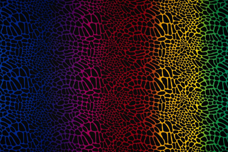 Printed Spandex Fabric Multicolor Safari Spots