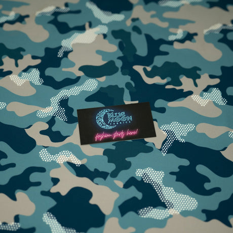 Printed Spandex Fabric Fiji Camouflage