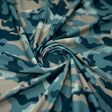Printed Spandex Fabric Fiji Camouflage