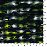 Printed Spandex Fabric Camouflage Plaid