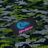 Printed Spandex Fabric Camouflage Plaid