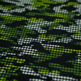 Camouflage Plaid Printed Nylon Spandex Fabric - Blue Camouflage Plaid, 55/56" Width (1 Yard)