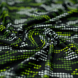 Printed Spandex Fabric Camouflage Plaid