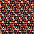 Printed Spandex Pop Art Flowers