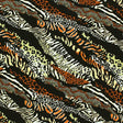 Jungle Slivers Nylon Spandex Fabric - Multicolor Jungle Print, 55/56" Width (1 Yard)