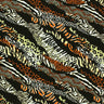 Jungle Slivers Nylon Spandex Fabric - Multicolor Jungle Print, 55/56" Width (1 Yard)