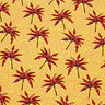 Printed Spandex Palm Trees Multicolor