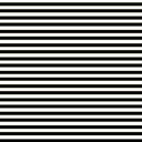 Printed Spandex Striped Black White Fabric