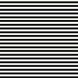 Printed Spandex Striped Black White Fabric