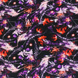 Fire And Ice Printed Nylon Spandex Fabric - Blue Moon Fabrics, Fire And Ice Print, 55/56" Width (1 Yard)