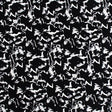 Marble Printed Spandex Fabric - Black/White Marble Print, 55/56" Width (1 Yard)