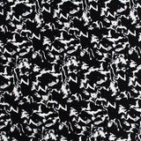 Marble Printed Nylon Spandex Fabric - Black/White Marble Print, 55/56" Width (1 Yard)