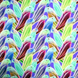 Parakeet Multi Color Printed Nylon Spandex Fabric - Multi Color Printed, 55/56" Width (1 Yard)
