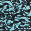 Dots On Waves Printed Nylon Spandex Fabric - Blue Moon, Dots On Waves Print, 55/56" Width (1 Yard)