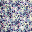 Printed Spandex Blue Abstract