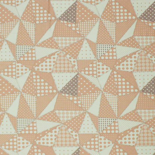 Swiss Dot Pyramids Printed Spandex Fabric - Blue, Swiss Dot Pyramids, 55/56" Width (1 Yard)