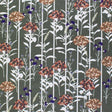 Autumn Silhouettes Printed Nylon Spandex Fabric - Blue Silhouettes Print, 55/56" Width (1 Yard)
