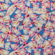Printed Spandex Diamonds and Jewels Blue