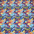 Printed Spandex Butterfly Fields