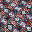 Printed Spandex Geometric Kaleidoscope