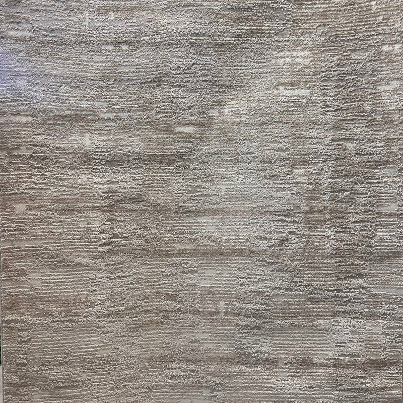 NUDE 23 Polyester Fabric - Beige And Mocha Toned Sculpted High-Low Surface, Cotton Backing, Machine Made, Made In Turkey (3 Sizes)