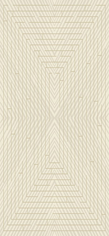 Mirage Geometrical Linear Rug - Sandy Beige, Warm Mocha Tone-On-Tone High-Low Detail, 5' 3" X 7' 4", 8' X 11", 10' X 13" (1 Unit)