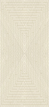 Mirage Geometrical Linear Rug - Sandy Beige, Warm Mocha Tone-On-Tone High-Low Detail, 5' 3" X 7' 4", 8' X 11", 10' X 13" (1 Unit)