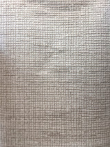 Squared Geometric Tone-On-Tone Rug Area Rug - Creamy Sandy Beige, Mocha High-Low Texture (5' 3" X 7' 4")